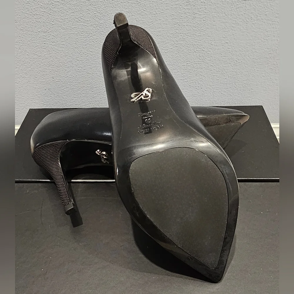 *BRAND NEW* Antonia Saint NY Victoria 2.0 Custom Fit High Heel Black Pointed Toe - Picture 8 of 10